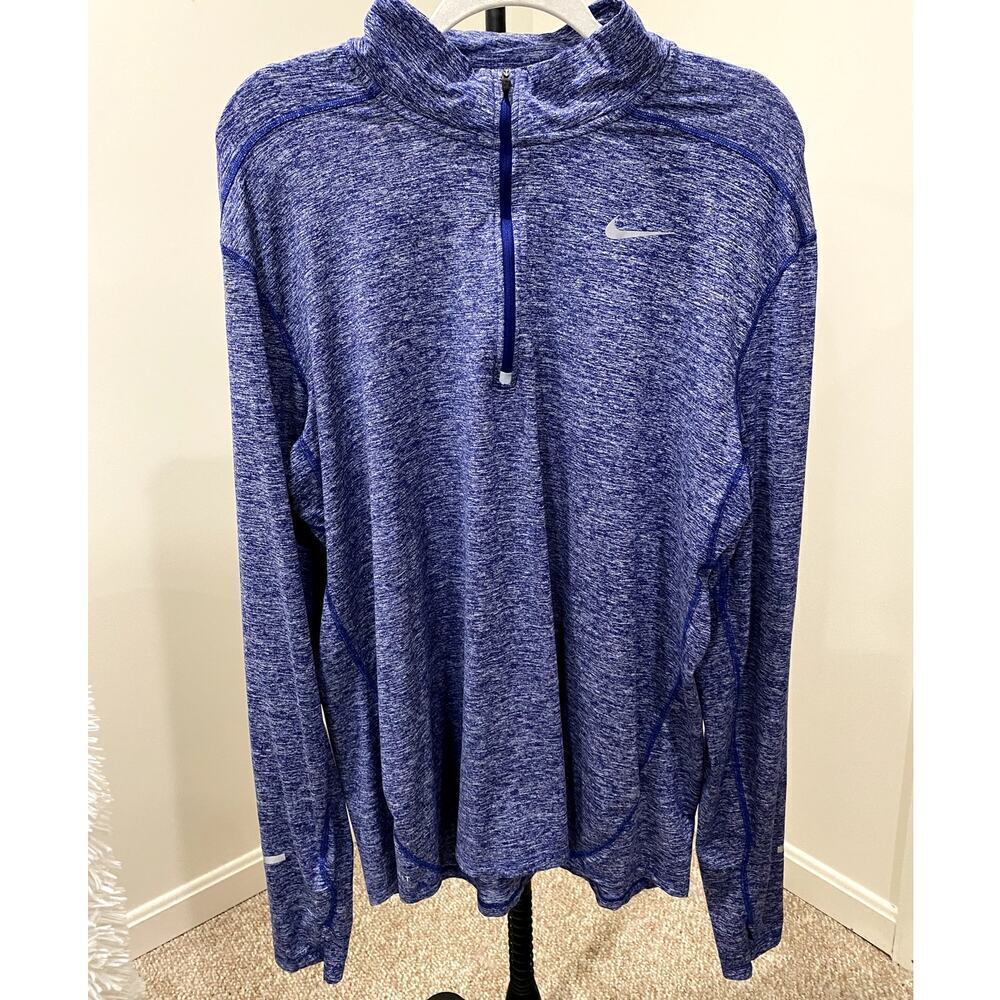 NIKE Men’s Dri-FIT 1/2 Zip Running Long Sleeve Top - Size XL (EUC) ⭐️HOST PICK⭐️